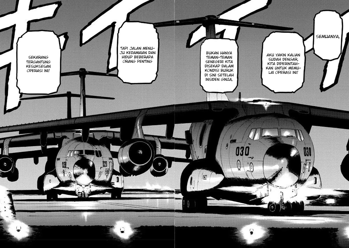 Gate – Jietai Kare no Chi nite Kaku Tatakeri Chapter 75 Gambar 3