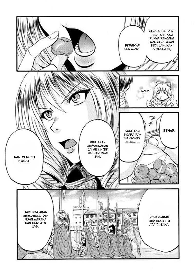 Gate – Jietai Kare no Chi nite Kaku Tatakeri Chapter 73 Gambar 14