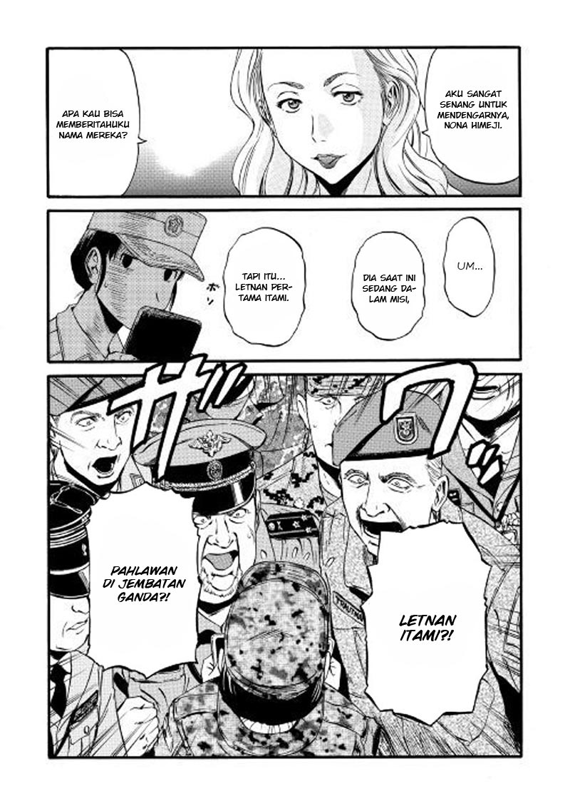 Gate – Jietai Kare no Chi nite Kaku Tatakeri Chapter 72 Gambar 6