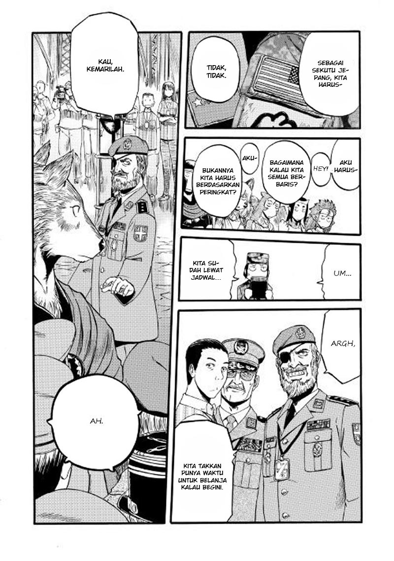 Gate – Jietai Kare no Chi nite Kaku Tatakeri Chapter 72 Gambar 17