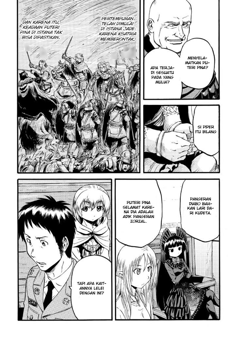 Gate – Jietai Kare no Chi nite Kaku Tatakeri Chapter 69 Gambar 23