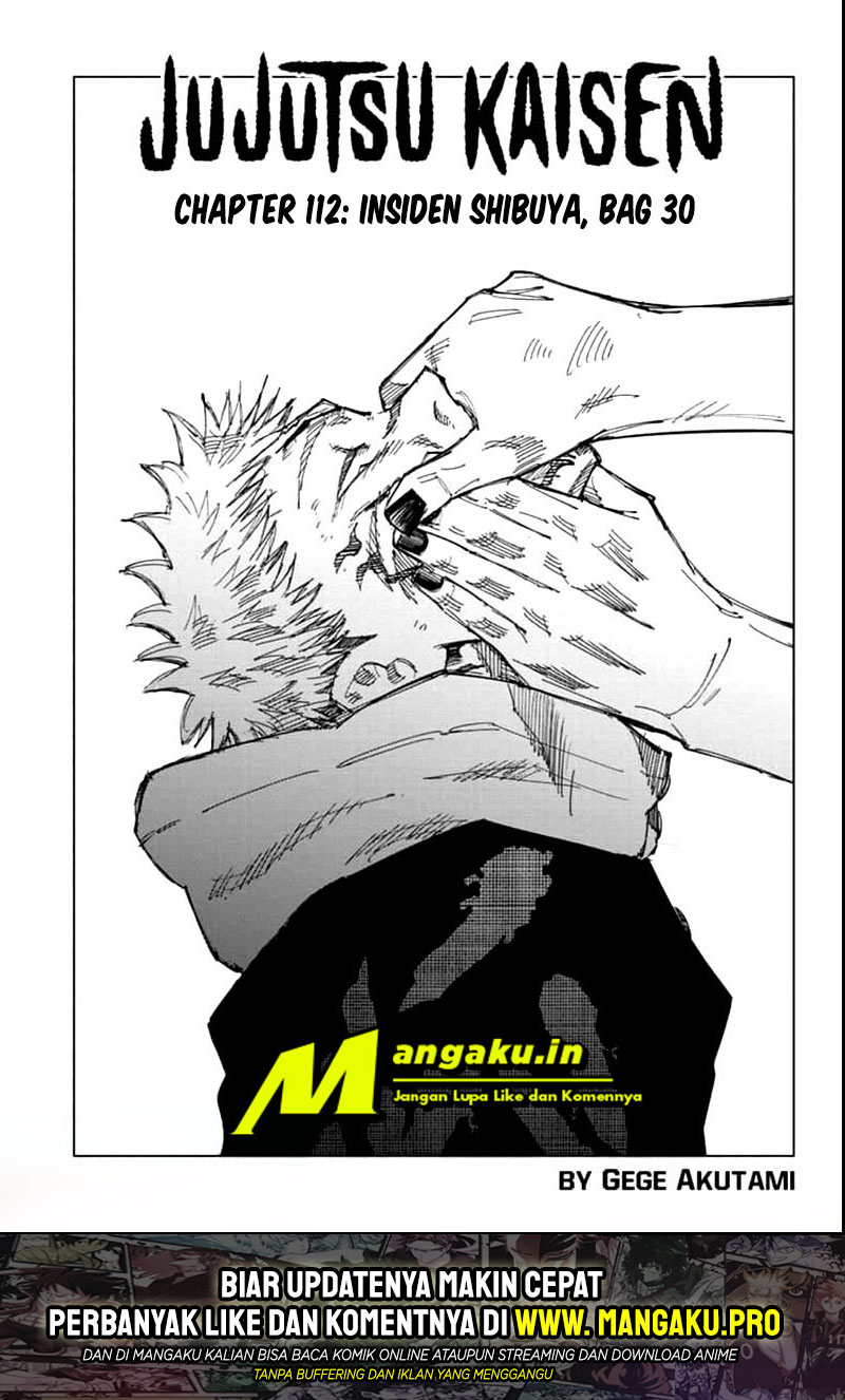 Manga Jujutsu Kaisen Chapter 112 gambar nomor 2