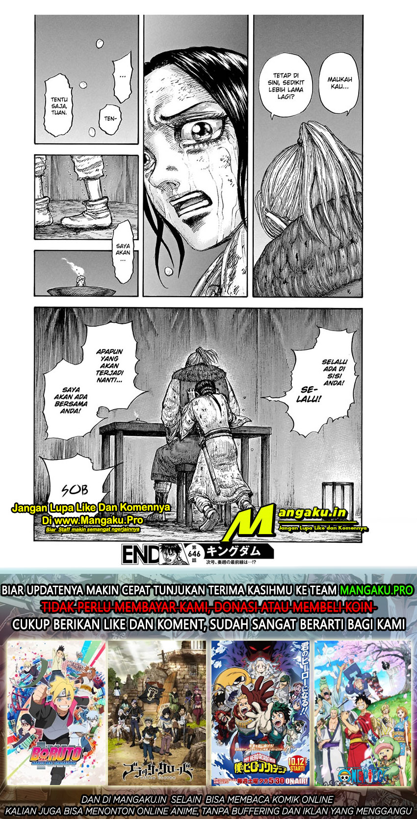 Kingdom Chapter 646 Gambar 20