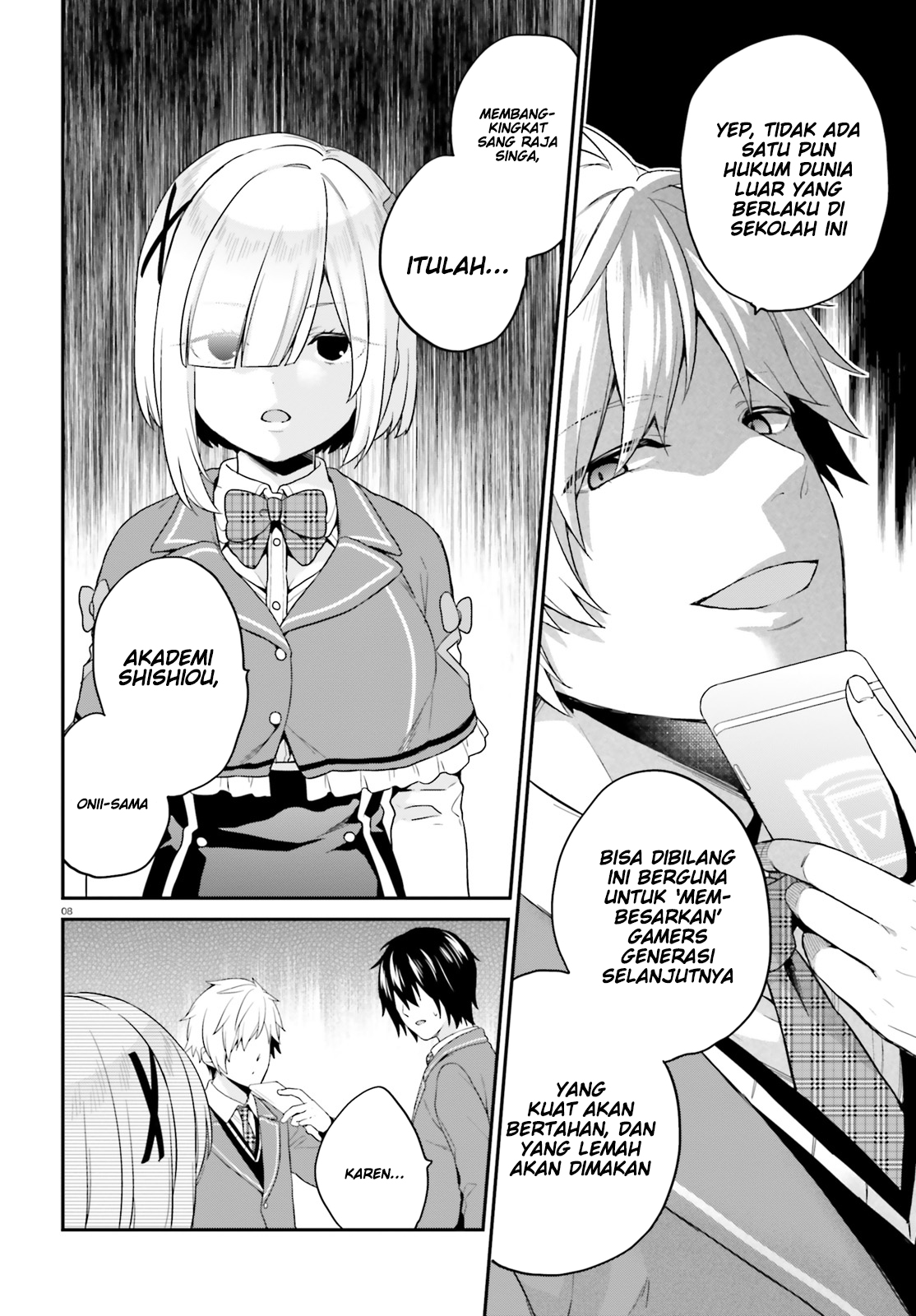 Jishou F-Rank no Oniisama ga Game de Hyouka sareru Gakuen no Chouten ni Kunrin suru Sou desu yo? Chapter 06 Gambar 8