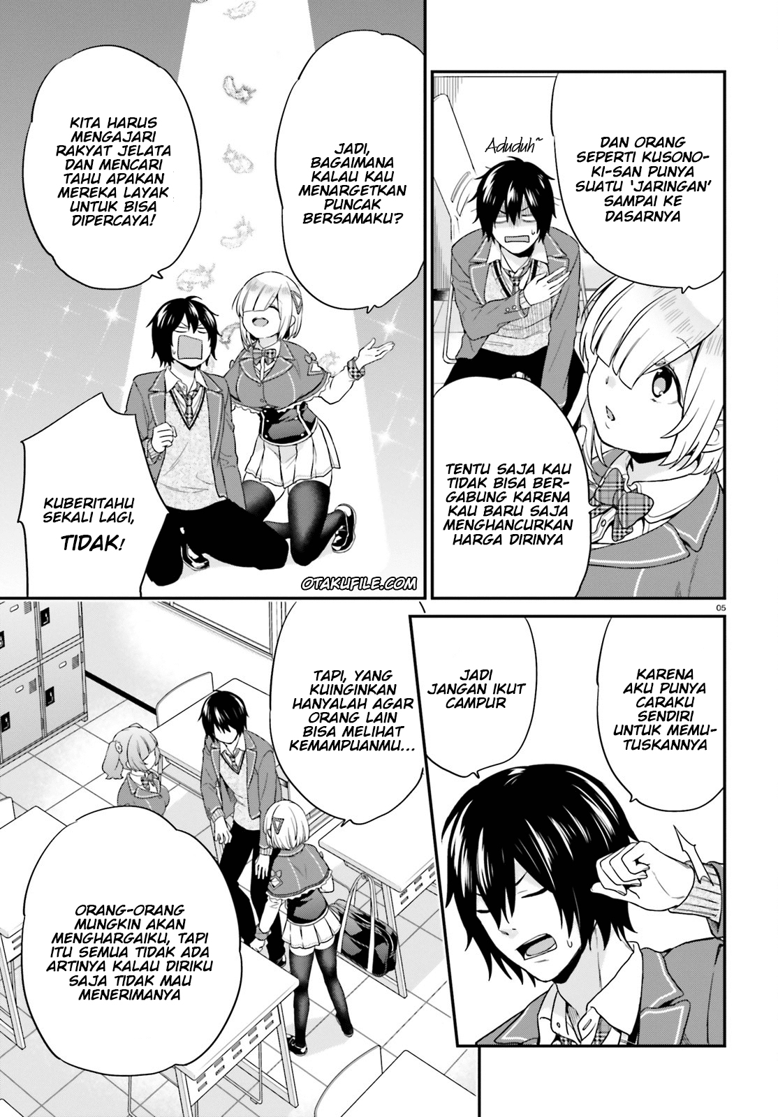 Jishou F-Rank no Oniisama ga Game de Hyouka sareru Gakuen no Chouten ni Kunrin suru Sou desu yo? Chapter 05 Gambar 5