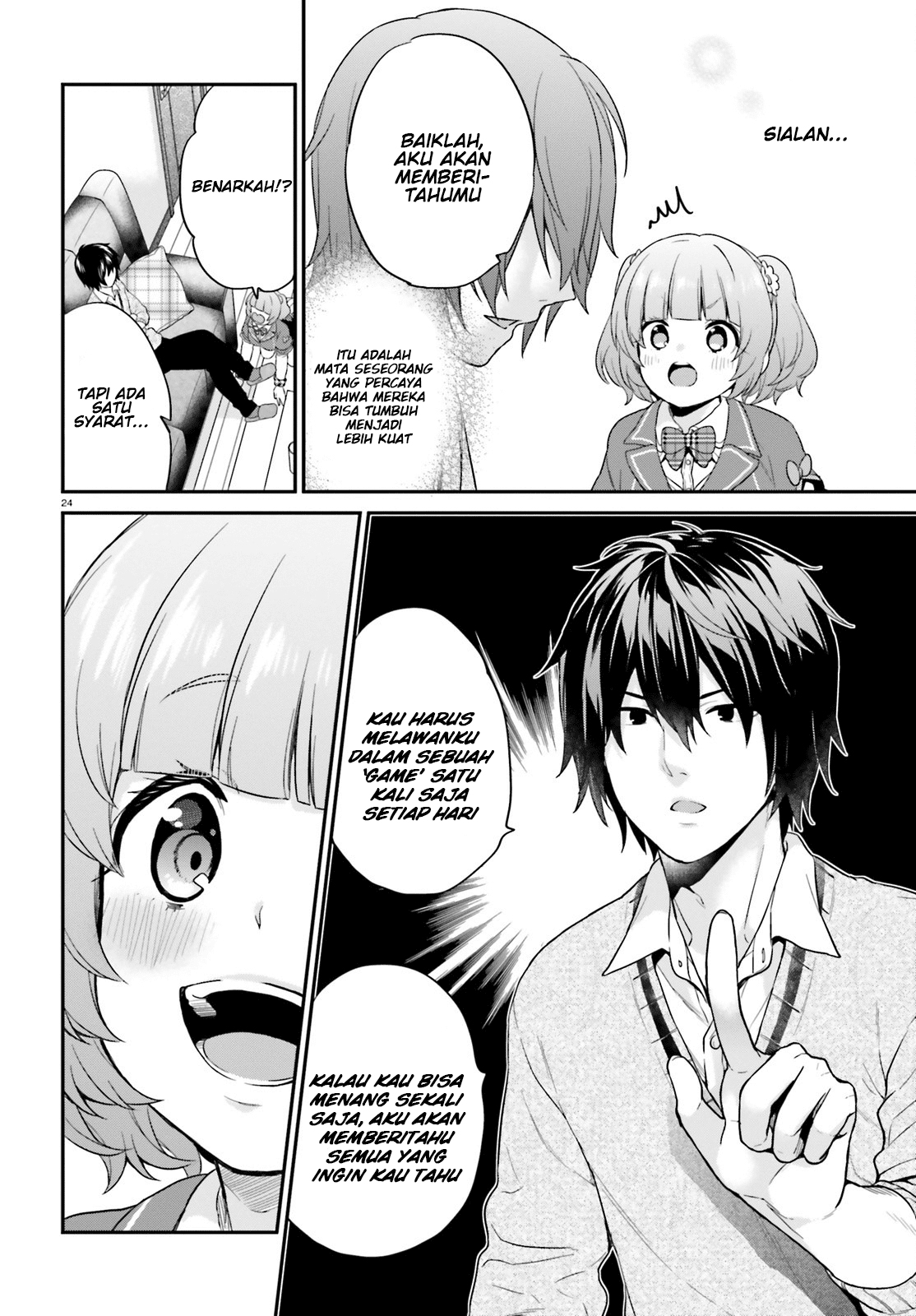 Jishou F-Rank no Oniisama ga Game de Hyouka sareru Gakuen no Chouten ni Kunrin suru Sou desu yo? Chapter 05 Gambar 24