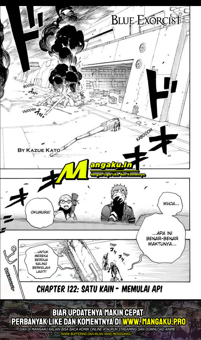 Manga Ao no Exorcist Chapter 122 gambar nomor 2