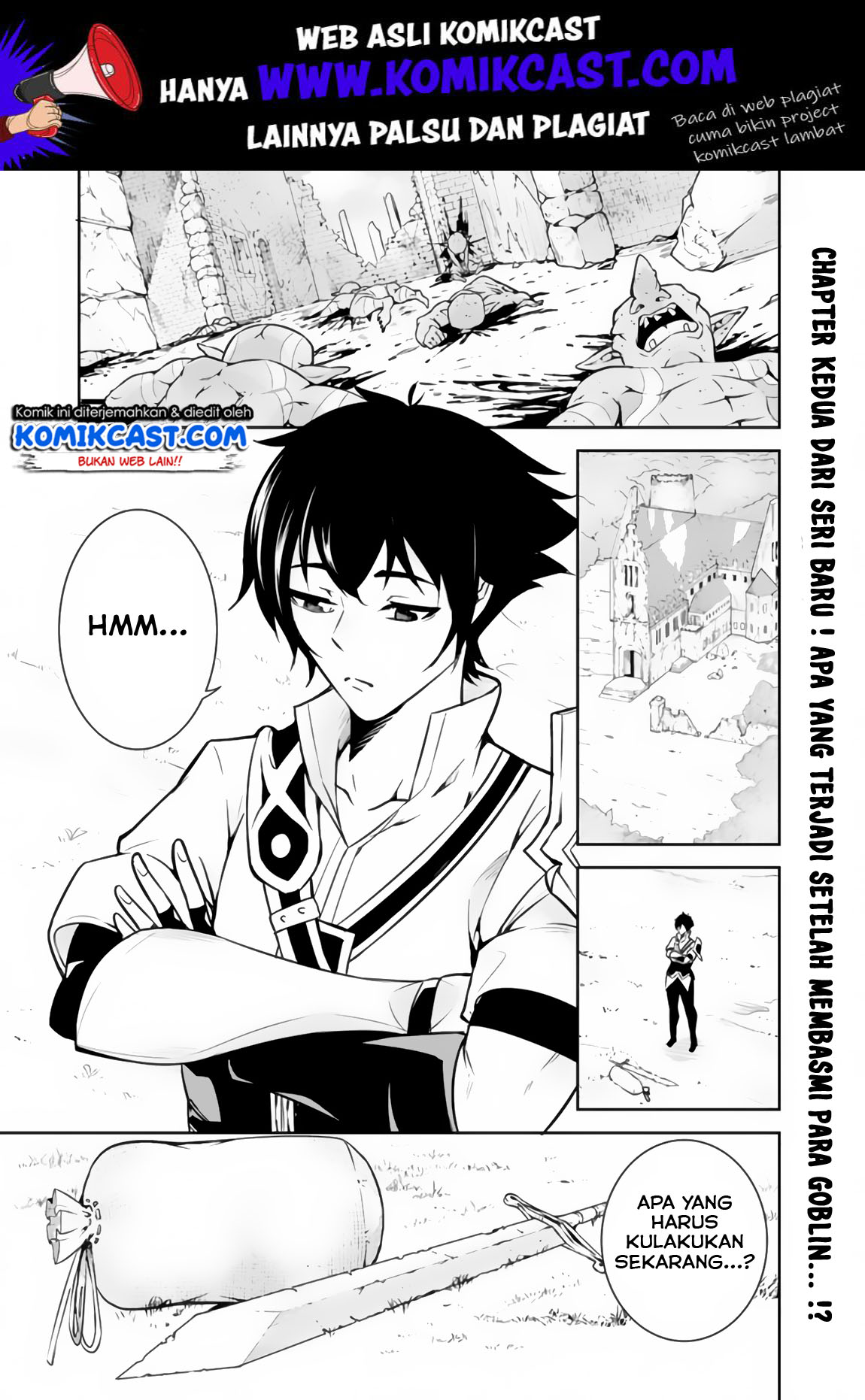 Manga Shijou Saikyou no Mahou Kenshi, F Rank Boukensha ni Tensei Suru Chapter 02 gambar nomor 2
