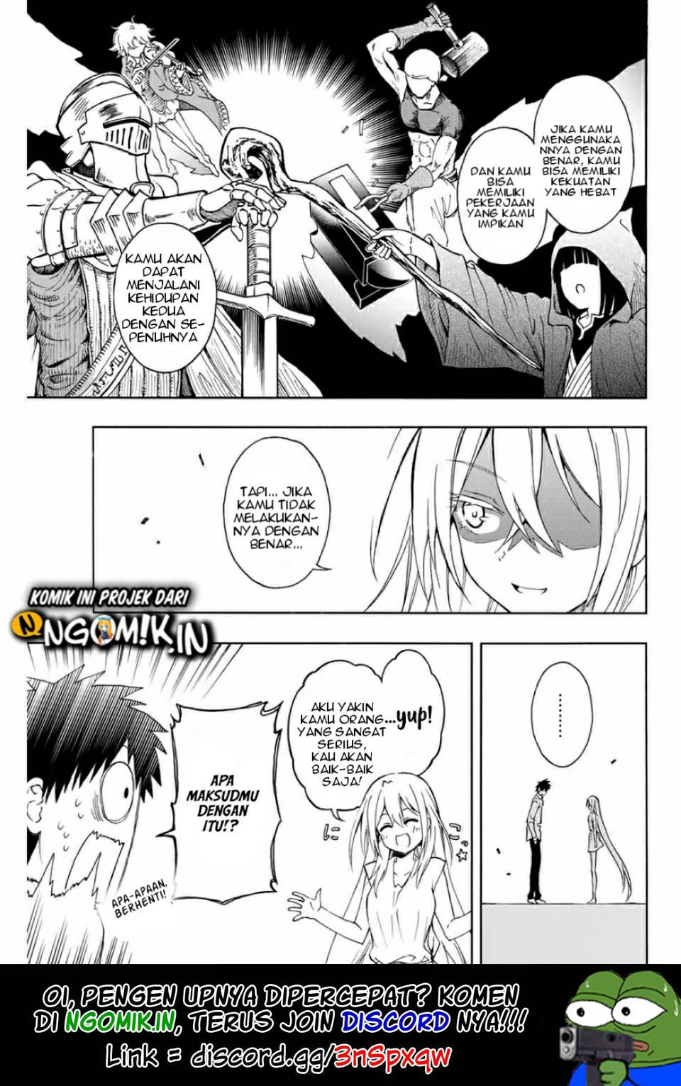 Manga The Reincarnated Inferior Magic Swordsman Chapter 01.2 gambar nomor 2