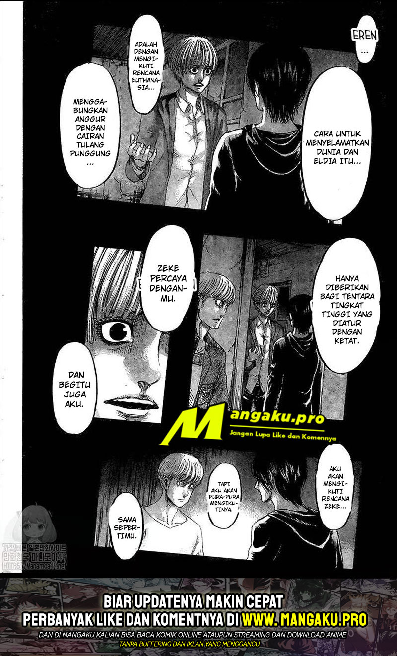 Shingeki no Kyojin Chapter 130.1 Gambar 9