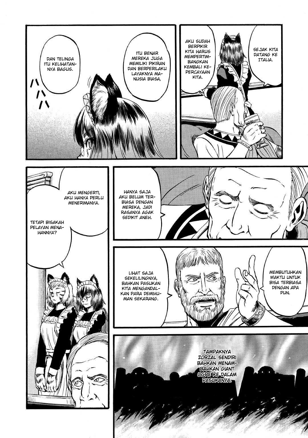 Gate – Jietai Kare no Chi nite Kaku Tatakeri Chapter 91 Gambar 10