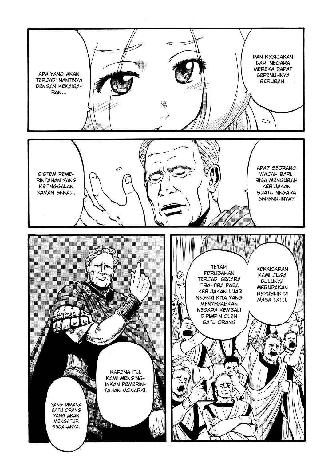 Gate – Jietai Kare no Chi nite Kaku Tatakeri Chapter 91 Gambar 12