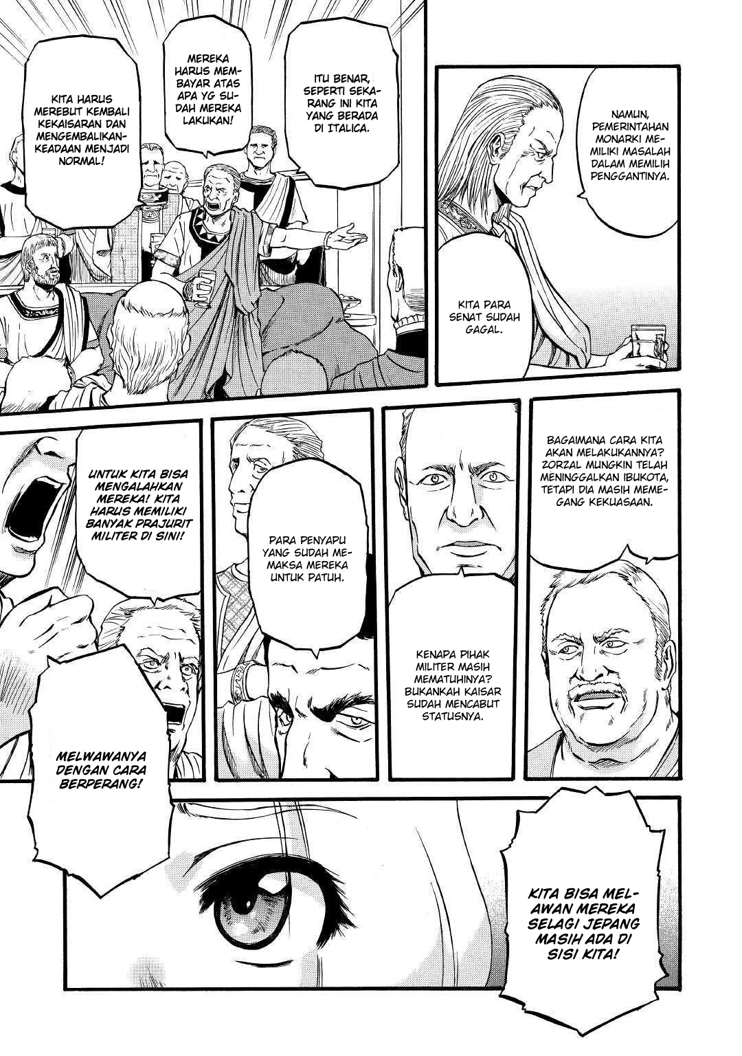 Gate – Jietai Kare no Chi nite Kaku Tatakeri Chapter 91 Gambar 13