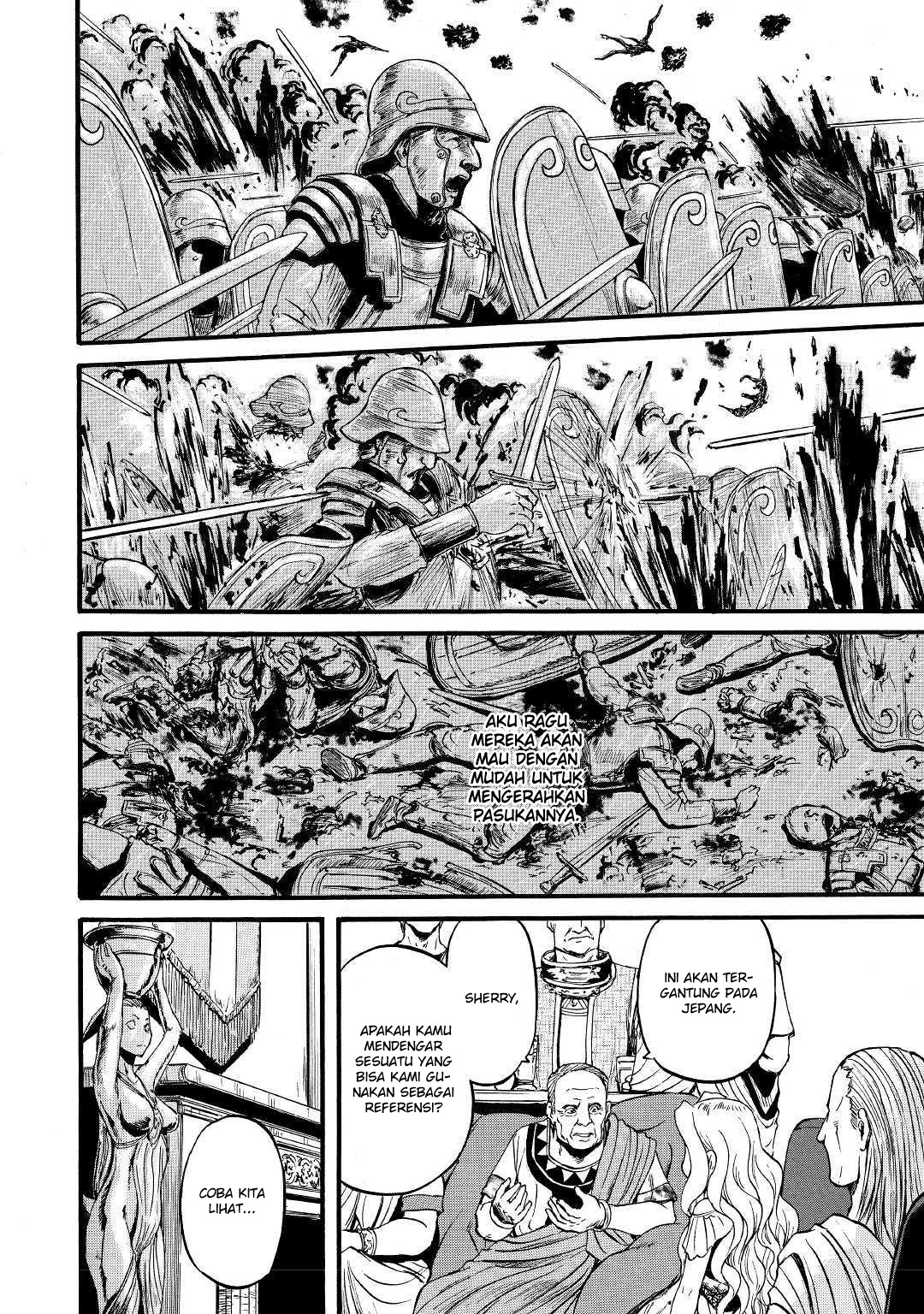 Gate – Jietai Kare no Chi nite Kaku Tatakeri Chapter 91 Gambar 16