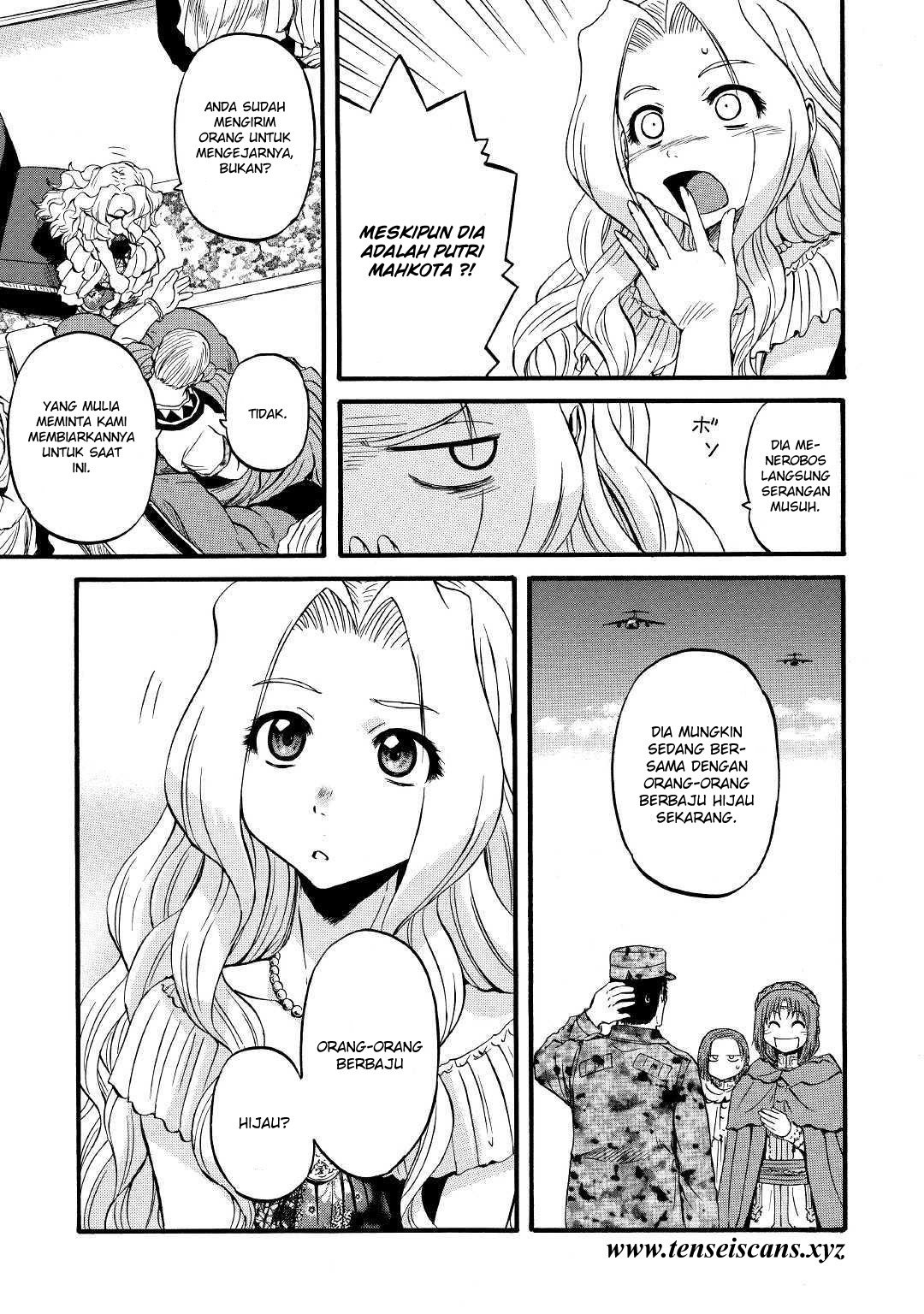 Gate – Jietai Kare no Chi nite Kaku Tatakeri Chapter 91 Gambar 21