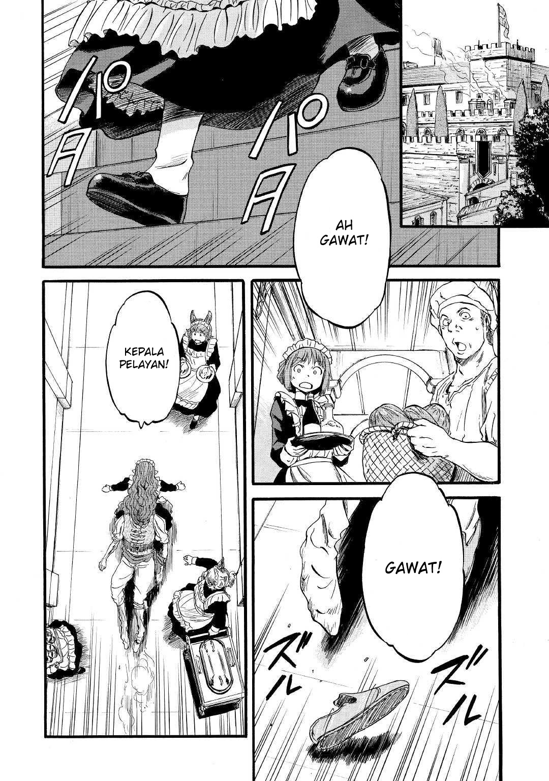 Gate – Jietai Kare no Chi nite Kaku Tatakeri Chapter 90 Gambar 10