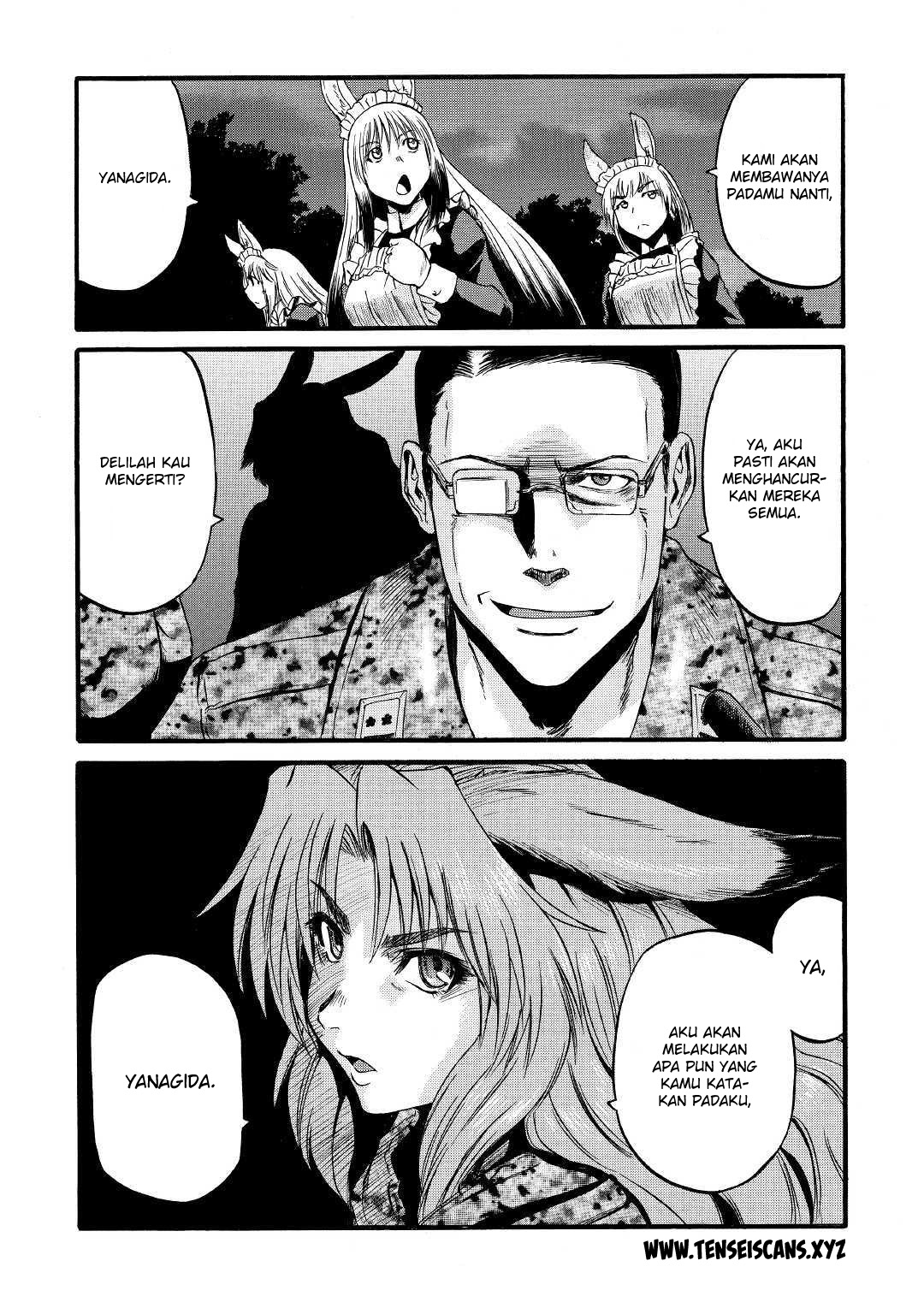 Gate – Jietai Kare no Chi nite Kaku Tatakeri Chapter 90 Gambar 30