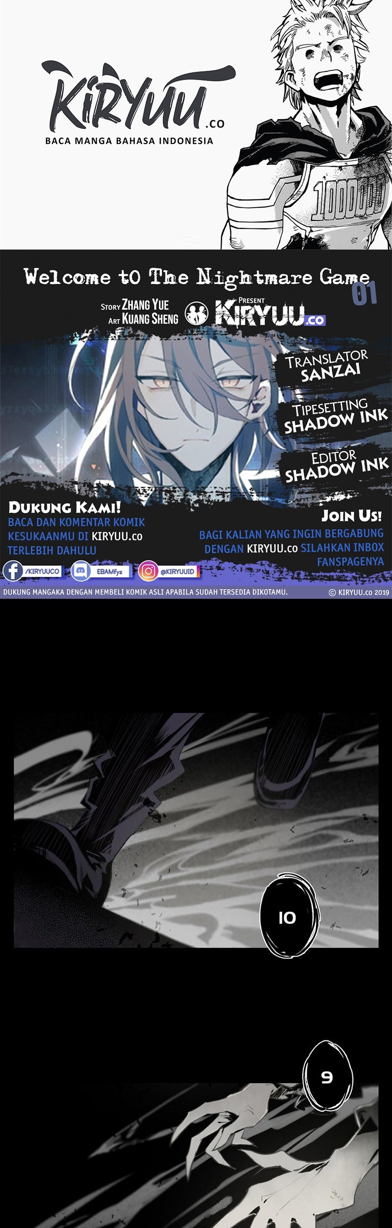 Komik Welcome to the Nightmare Game Chapter 01 gambar nomor 1