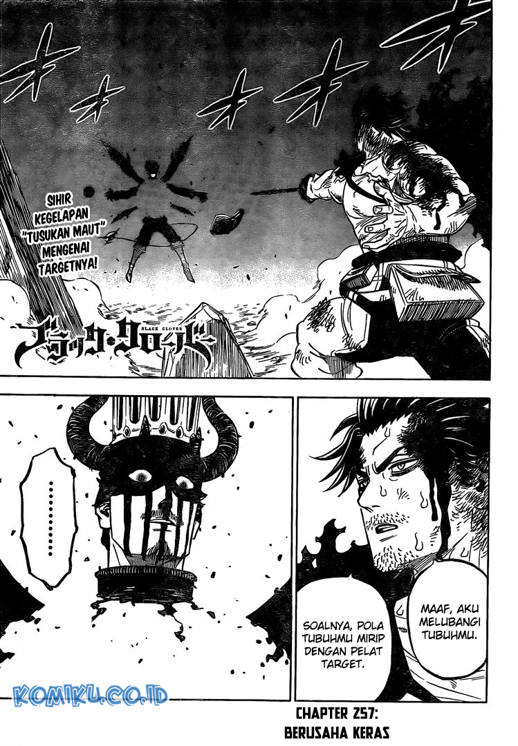 Manga Black Clover Chapter 257 gambar nomor 2