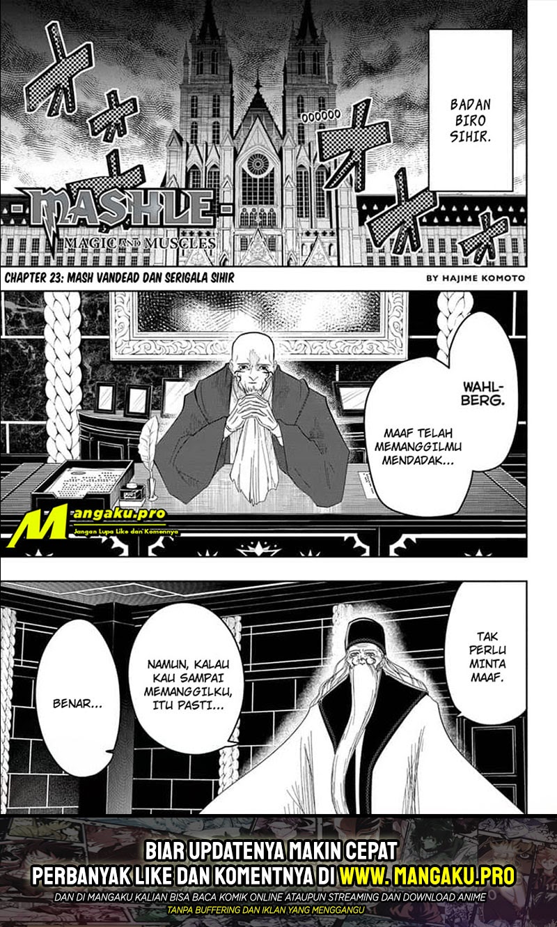 Manga Mashle: Magic and Muscles Chapter 23 gambar nomor 2