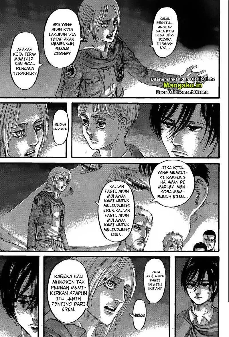 Shingeki no Kyojin Chapter 127.1 Gambar 17