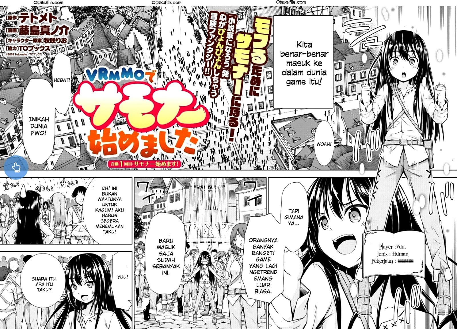 Manga VRMMO Summoner Hajimemashita Chapter 01 gambar nomor 2