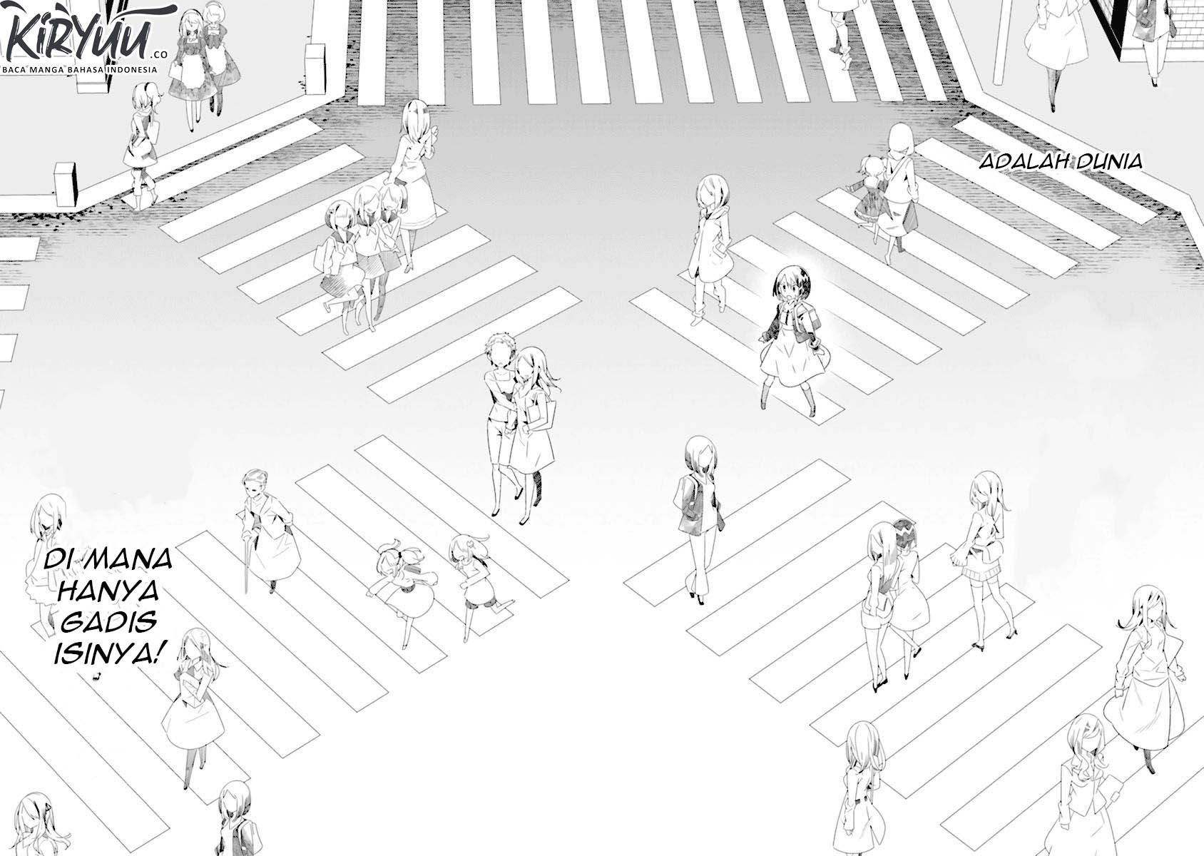 All of Humanity is Yuri Except For Me Chapter 01.1 Gambar 12