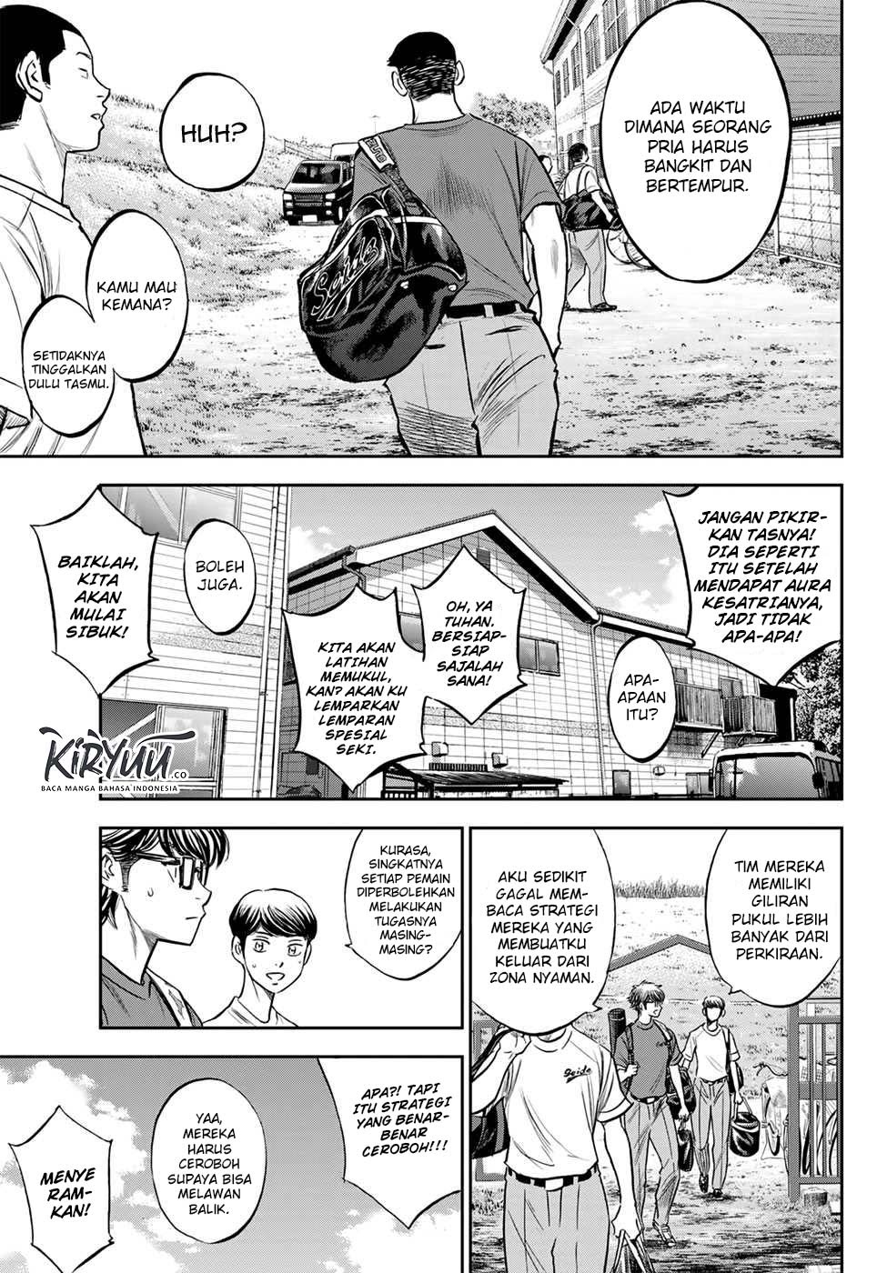 Diamond no Ace Act 2 Chapter 218 Gambar 9