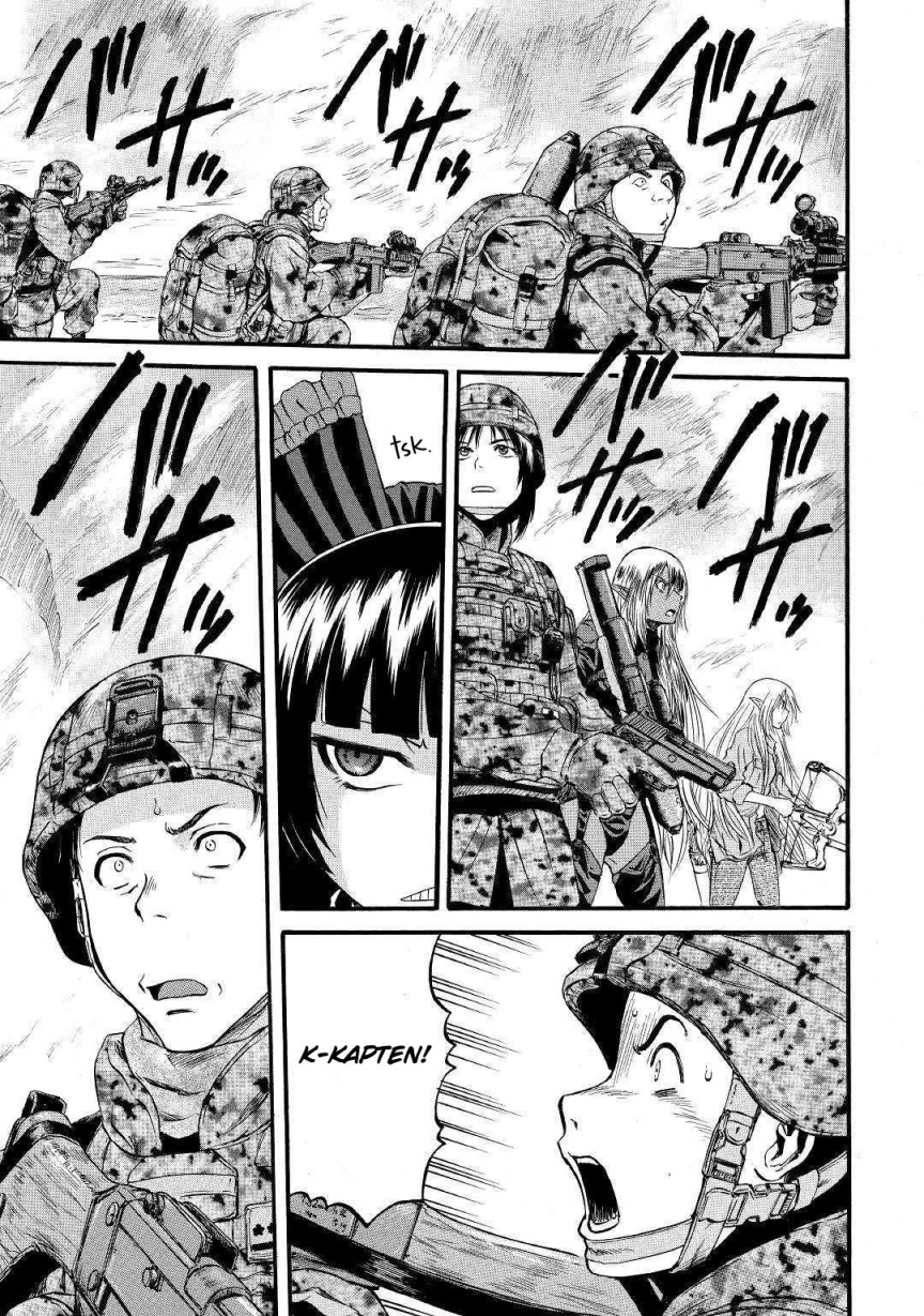 Gate – Jietai Kare no Chi nite Kaku Tatakeri Chapter 93 Gambar 19