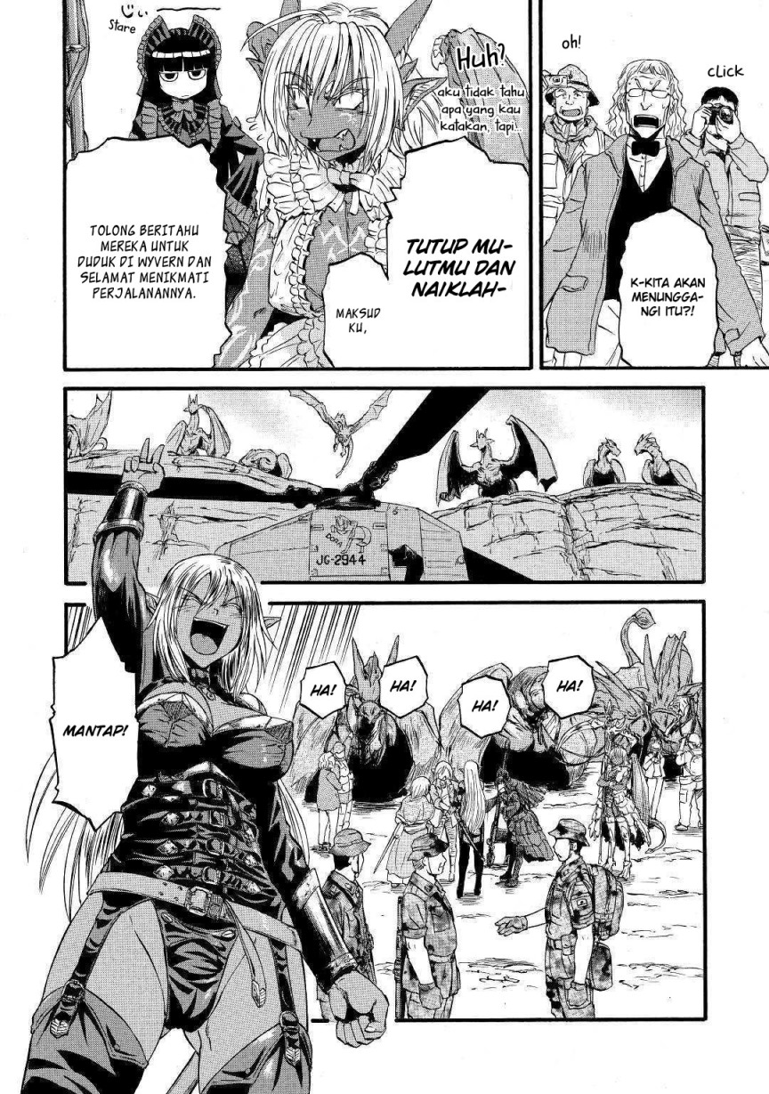 Gate – Jietai Kare no Chi nite Kaku Tatakeri Chapter 93 Gambar 28