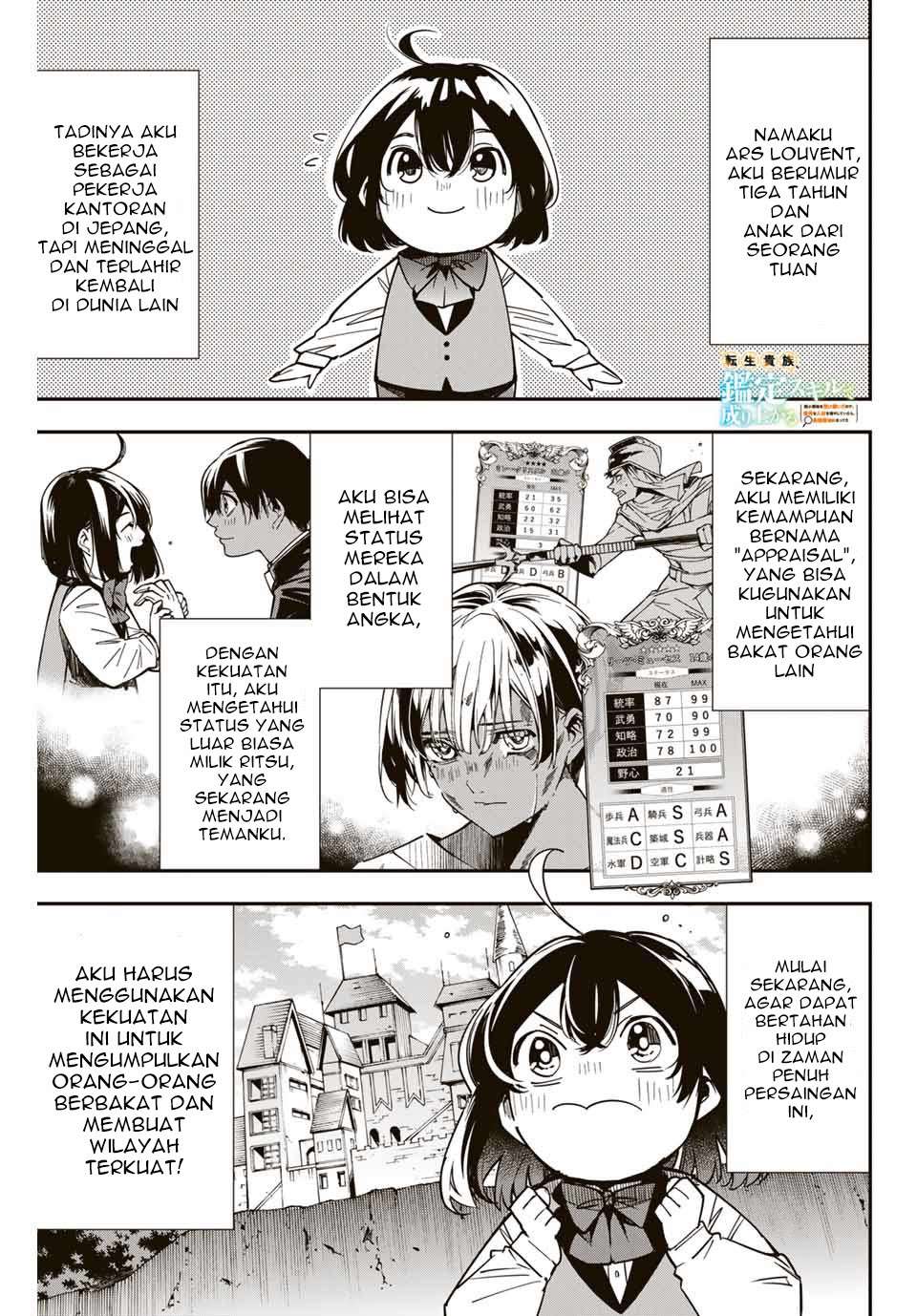 Manga Reincarnated as an Aristocrat with an Appraisal Skill Chapter 4 gambar nomor 2