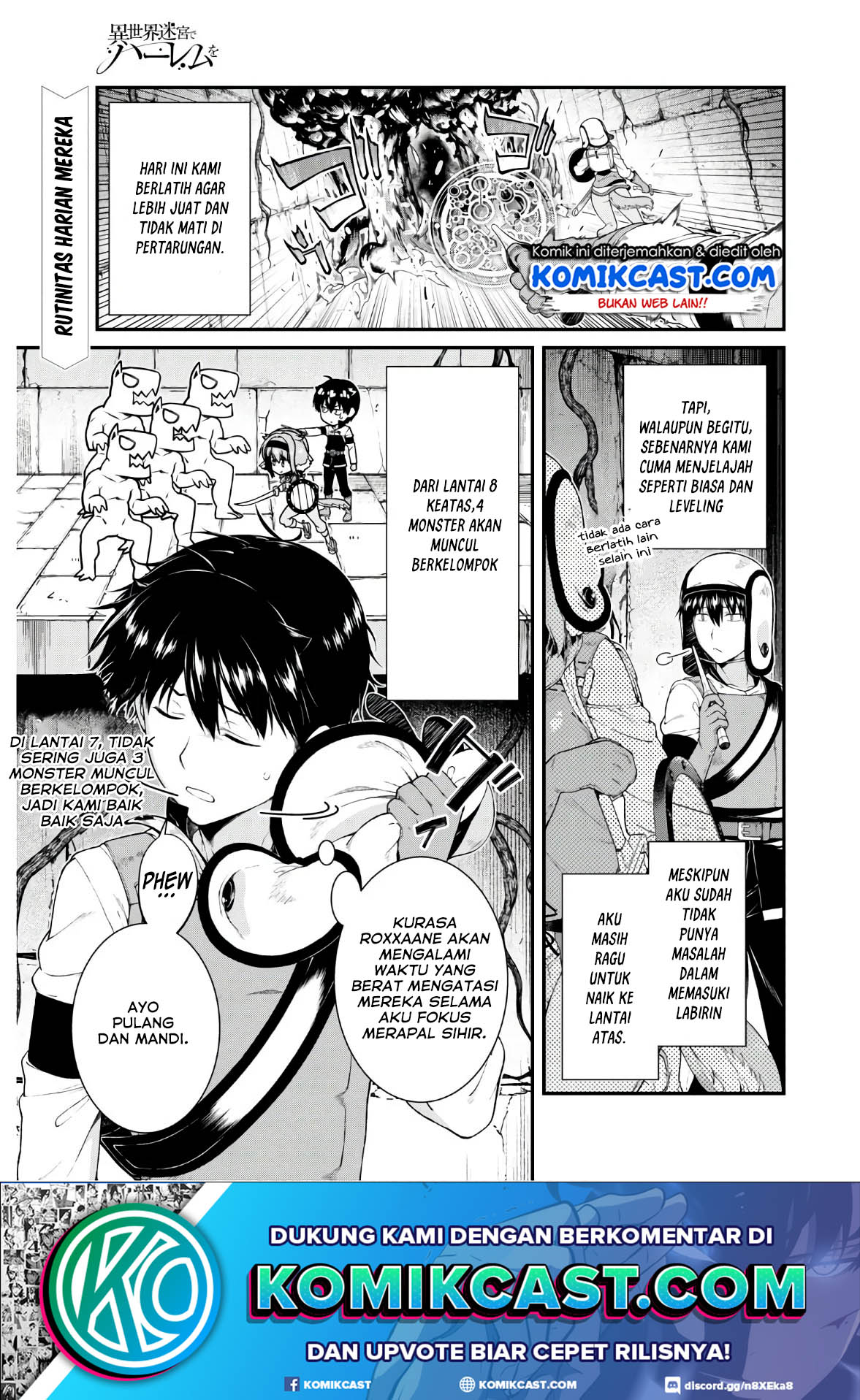 Manga Isekai Meikyuu de Harem wo Chapter 36 gambar nomor 2