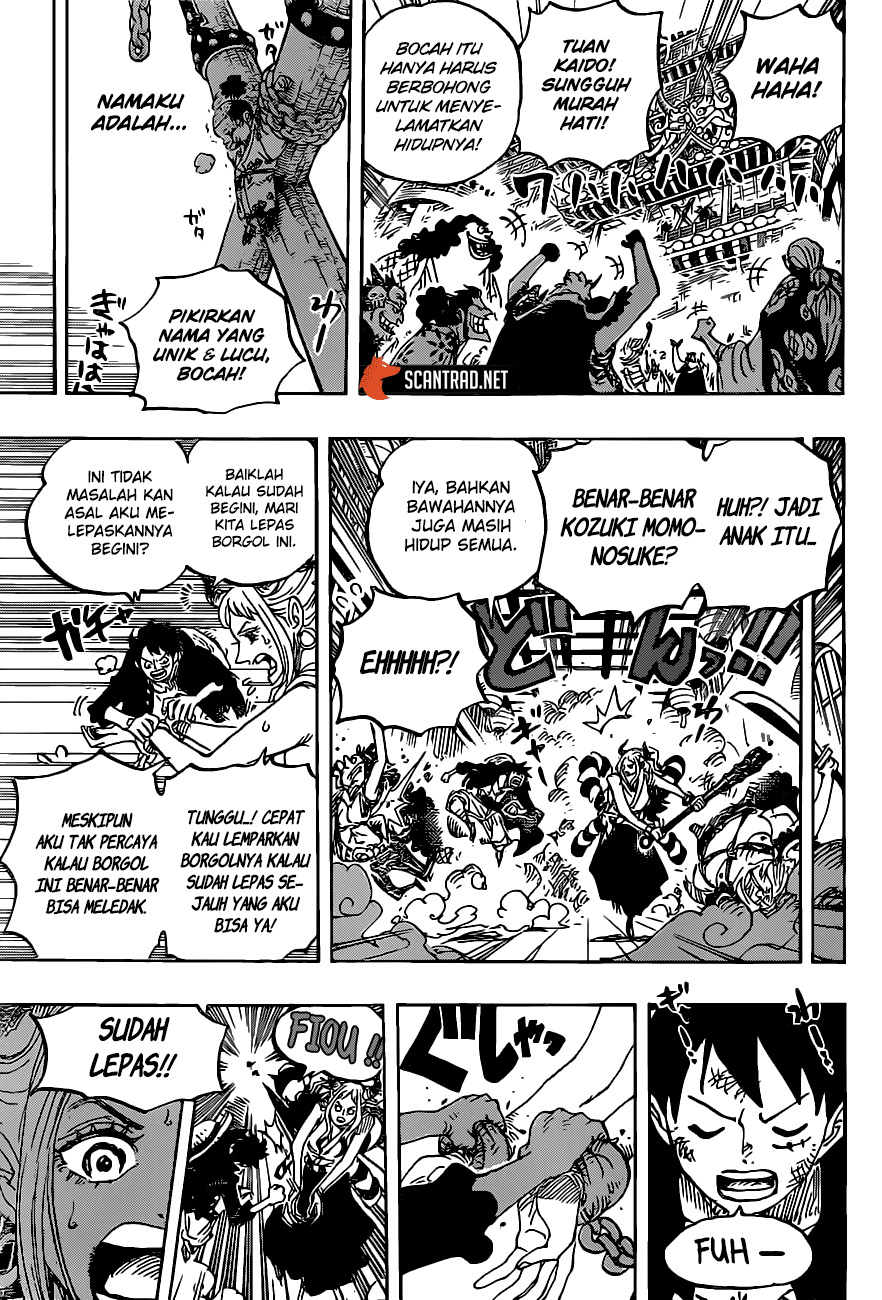 One Piece Chapter 986 Gambar 9