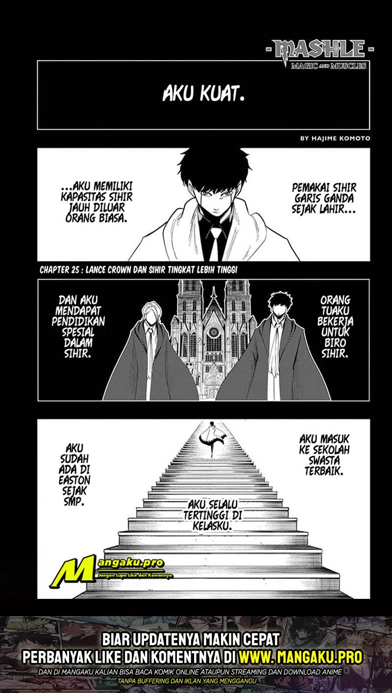 Manga Mashle: Magic and Muscles Chapter 25 gambar nomor 2