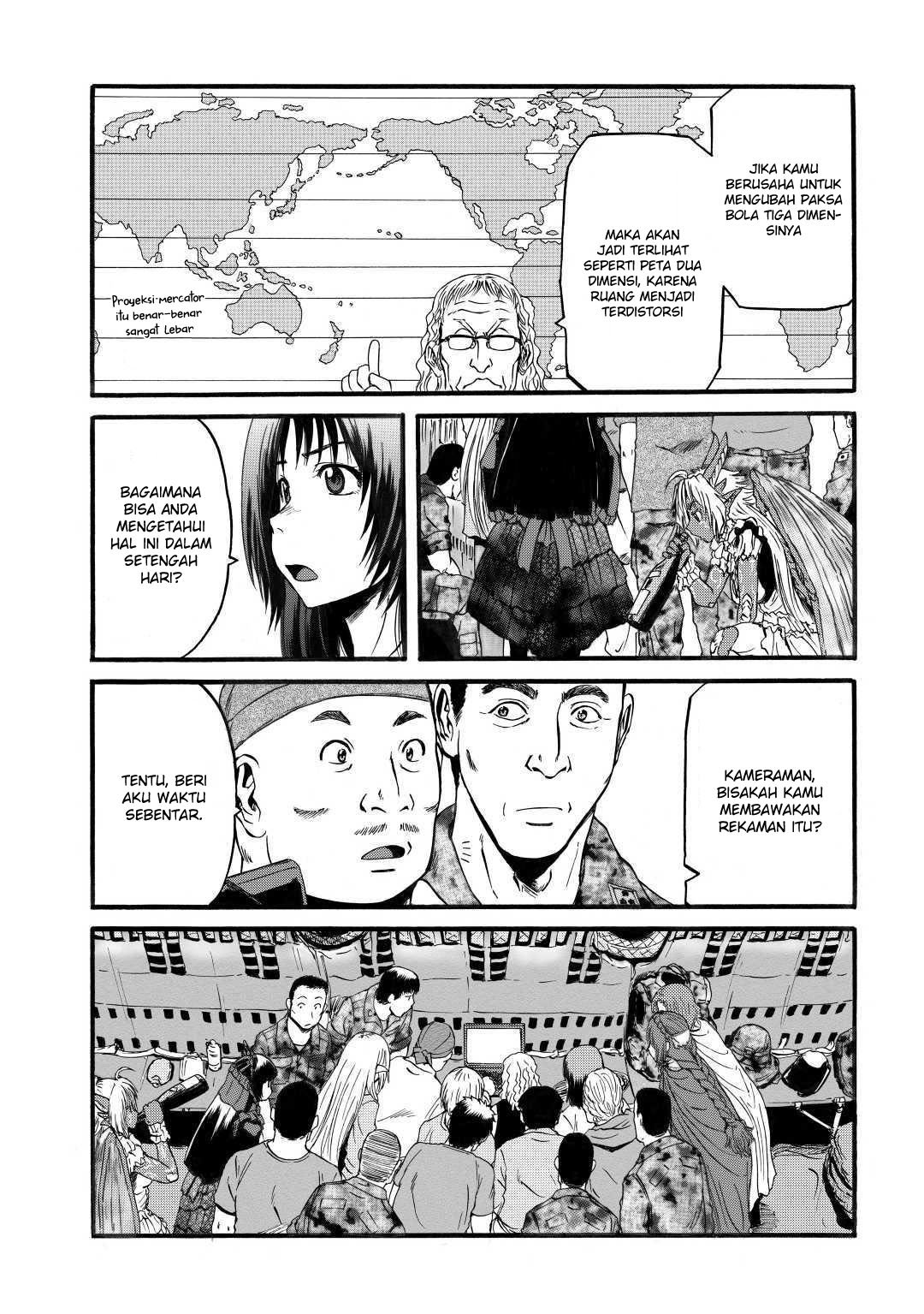 Gate – Jietai Kare no Chi nite Kaku Tatakeri Chapter 95 Gambar 18