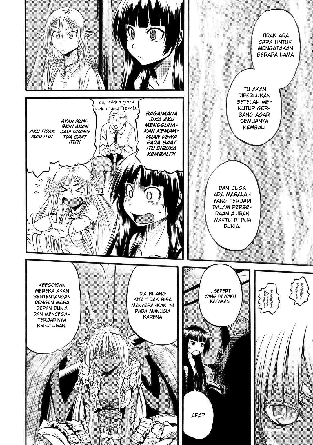 Gate – Jietai Kare no Chi nite Kaku Tatakeri Chapter 95 Gambar 30