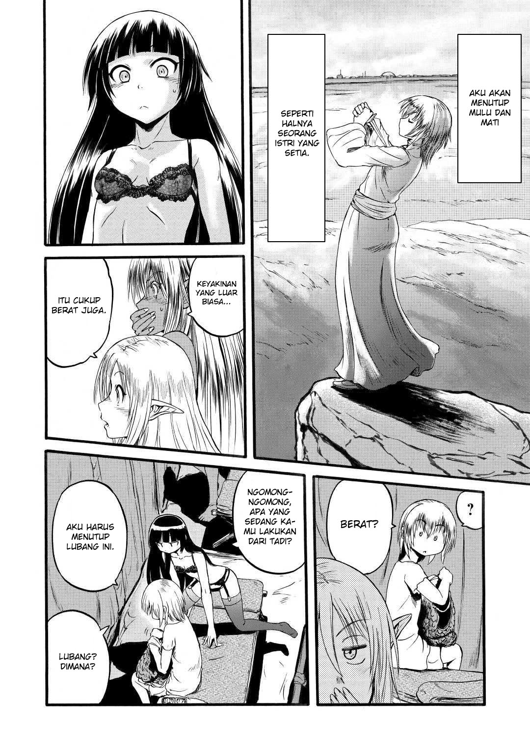 Gate – Jietai Kare no Chi nite Kaku Tatakeri Chapter 95 Gambar 38