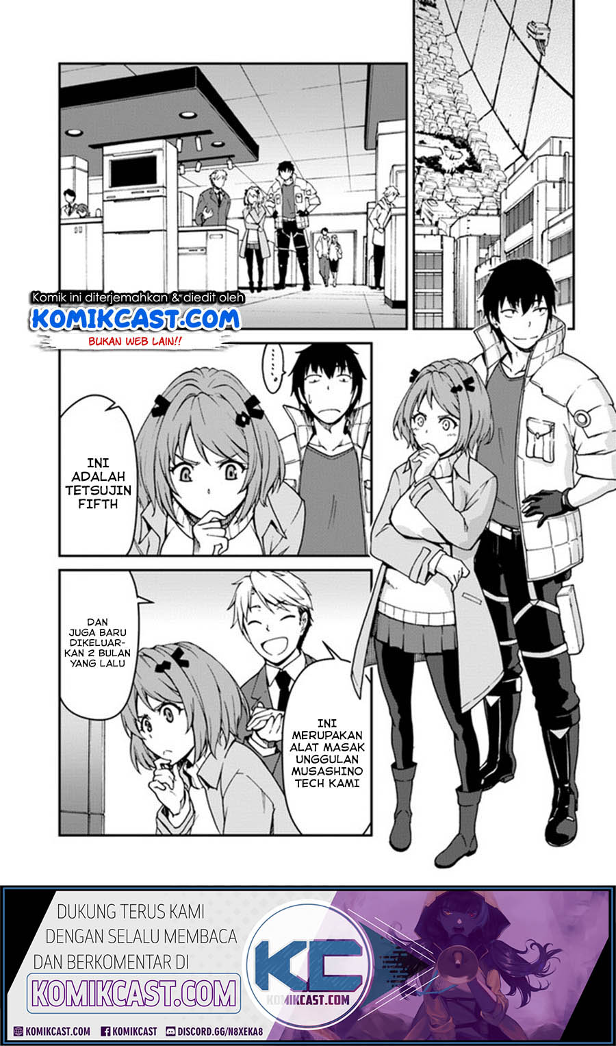 Manga Mezametara Saikyou Soubi to Uchuusen-mochi datta no de Chapter 07.2 gambar nomor 2