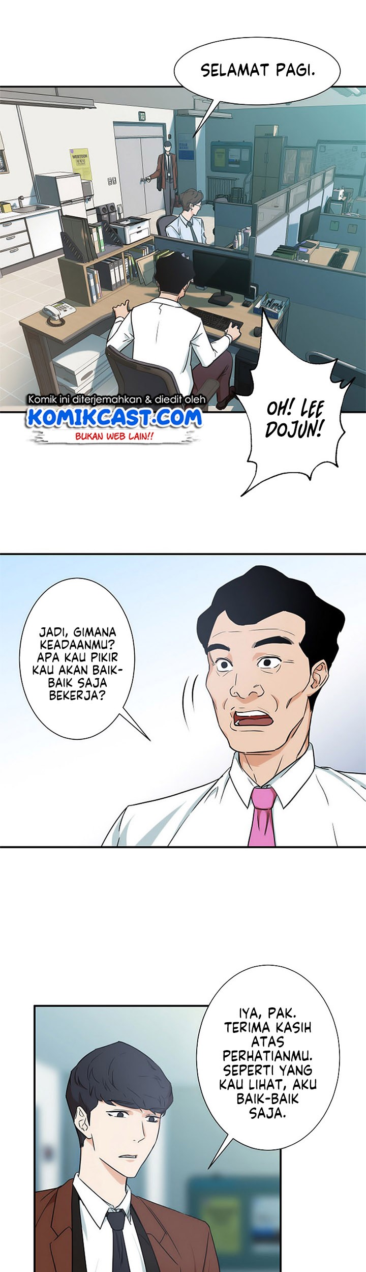 My Dad Is Too Strong Chapter 03 Gambar 35