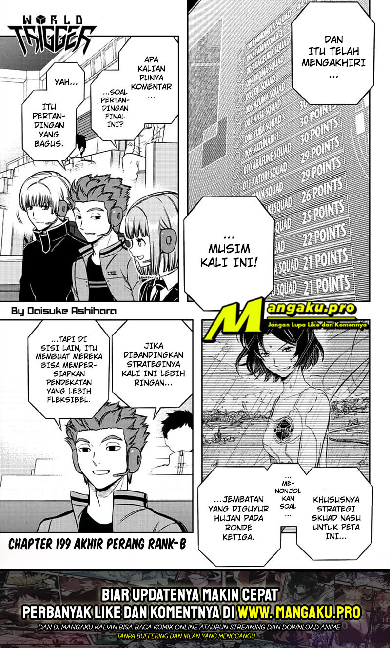 Manga World Trigger Chapter 199 gambar nomor 2