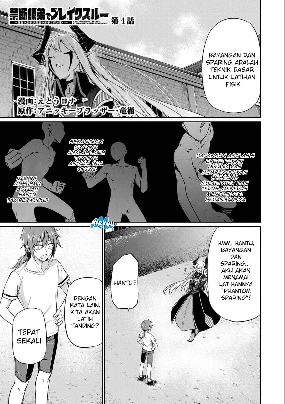 Manga A Breakthrough Brought by Forbidden Master and Disciple Chapter 04 gambar nomor 2