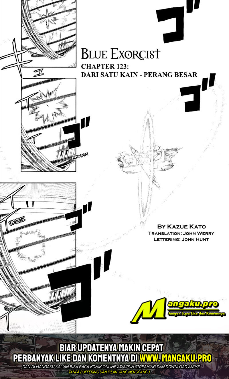 Manga Ao no Exorcist Chapter 123 gambar nomor 2