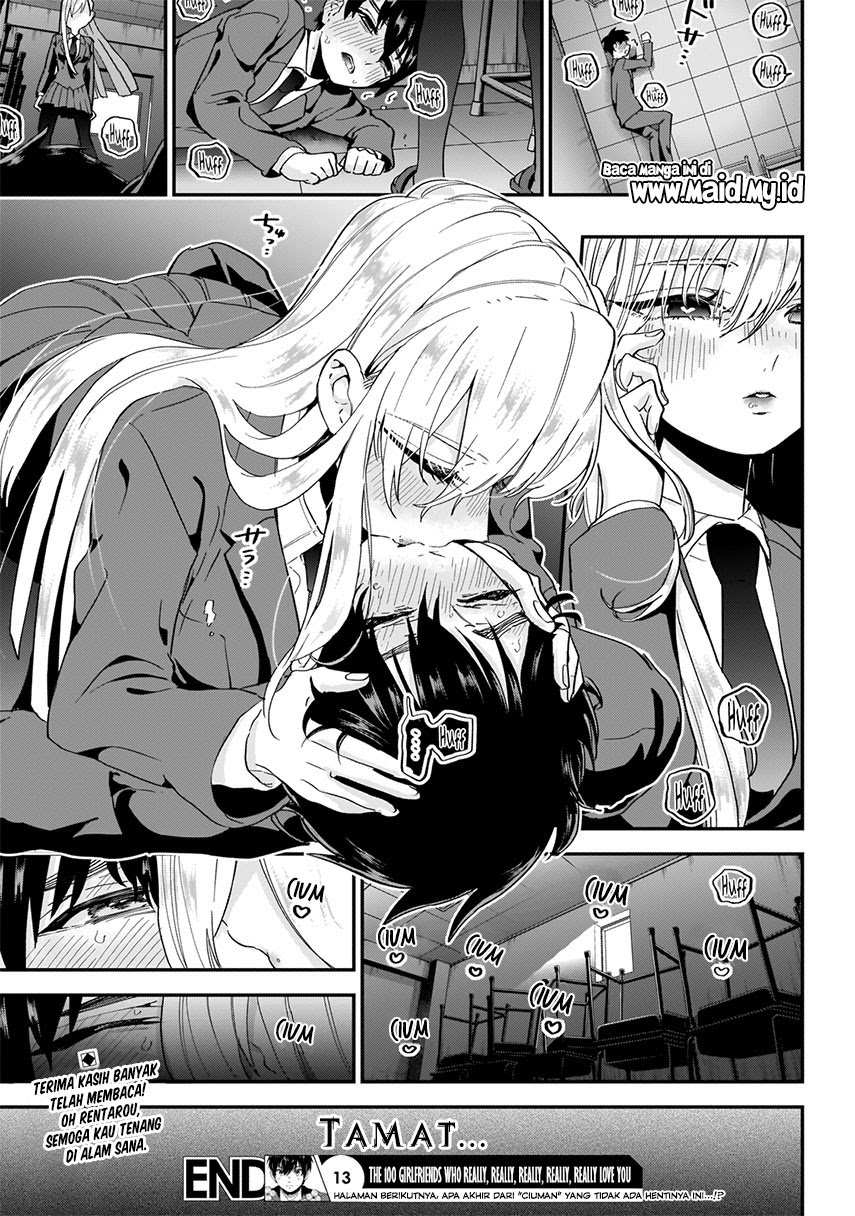 Kimi no Koto ga Dai Dai Dai Dai Daisuki na 100-ri no Kanojo Chapter 13 Gambar 16