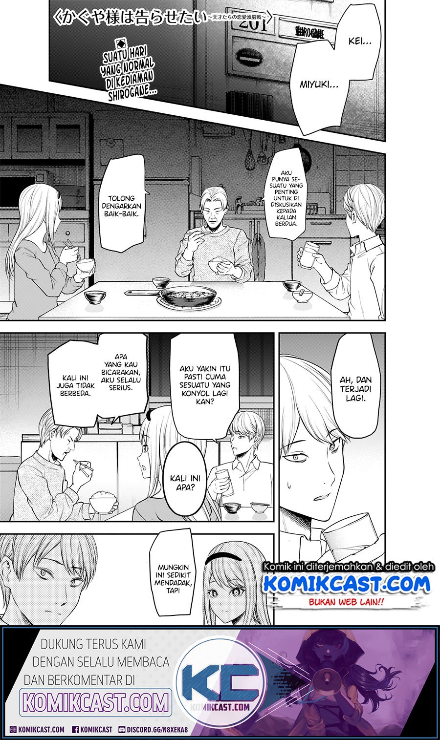 Manga Kaguya-sama wa Kokurasetai – Tensai-tachi no Renai Zunousen Chapter 197 gambar nomor 2