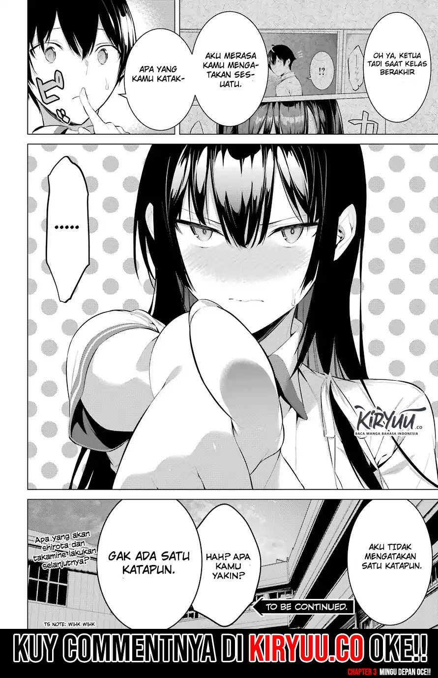 Haite Kudasai Takamine-san Chapter 02 Gambar 51