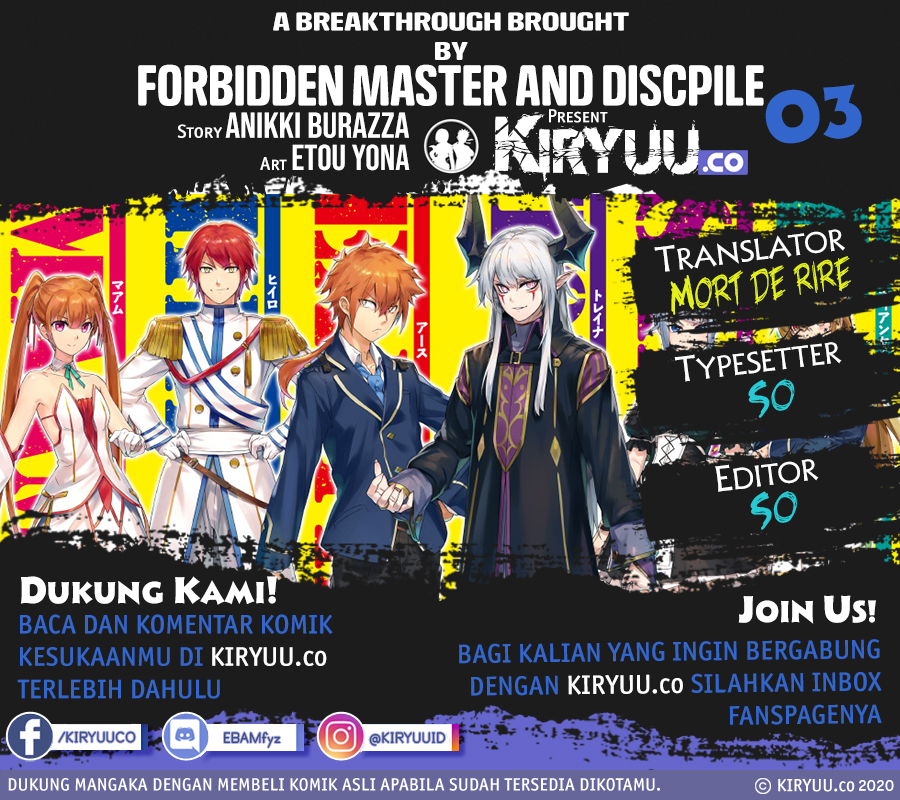 Manga A Breakthrough Brought by Forbidden Master and Disciple Chapter 03 gambar nomor 2