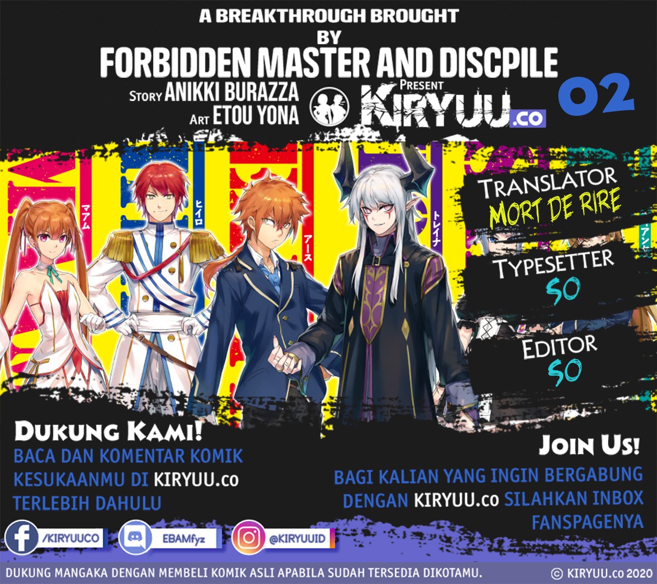 Manga A Breakthrough Brought by Forbidden Master and Disciple Chapter 02 gambar nomor 2