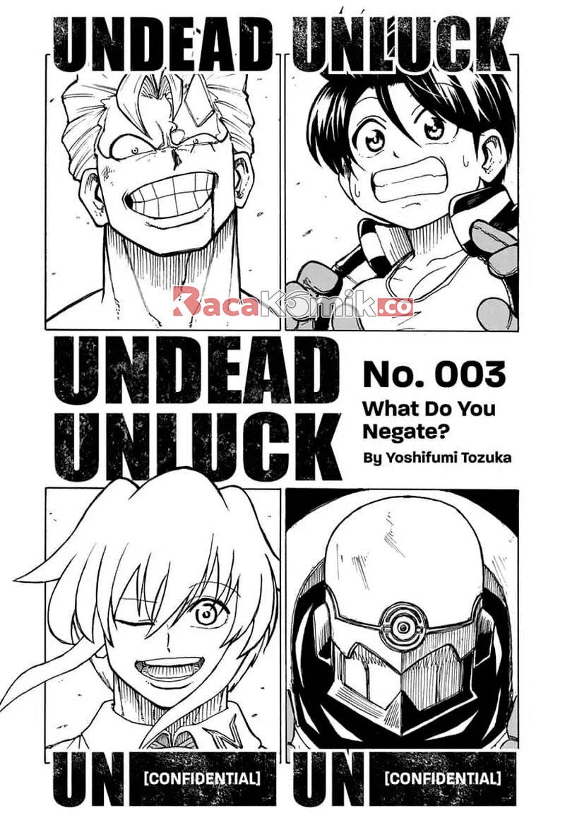 Komik Undead Unluck Chapter 03 gambar nomor 1