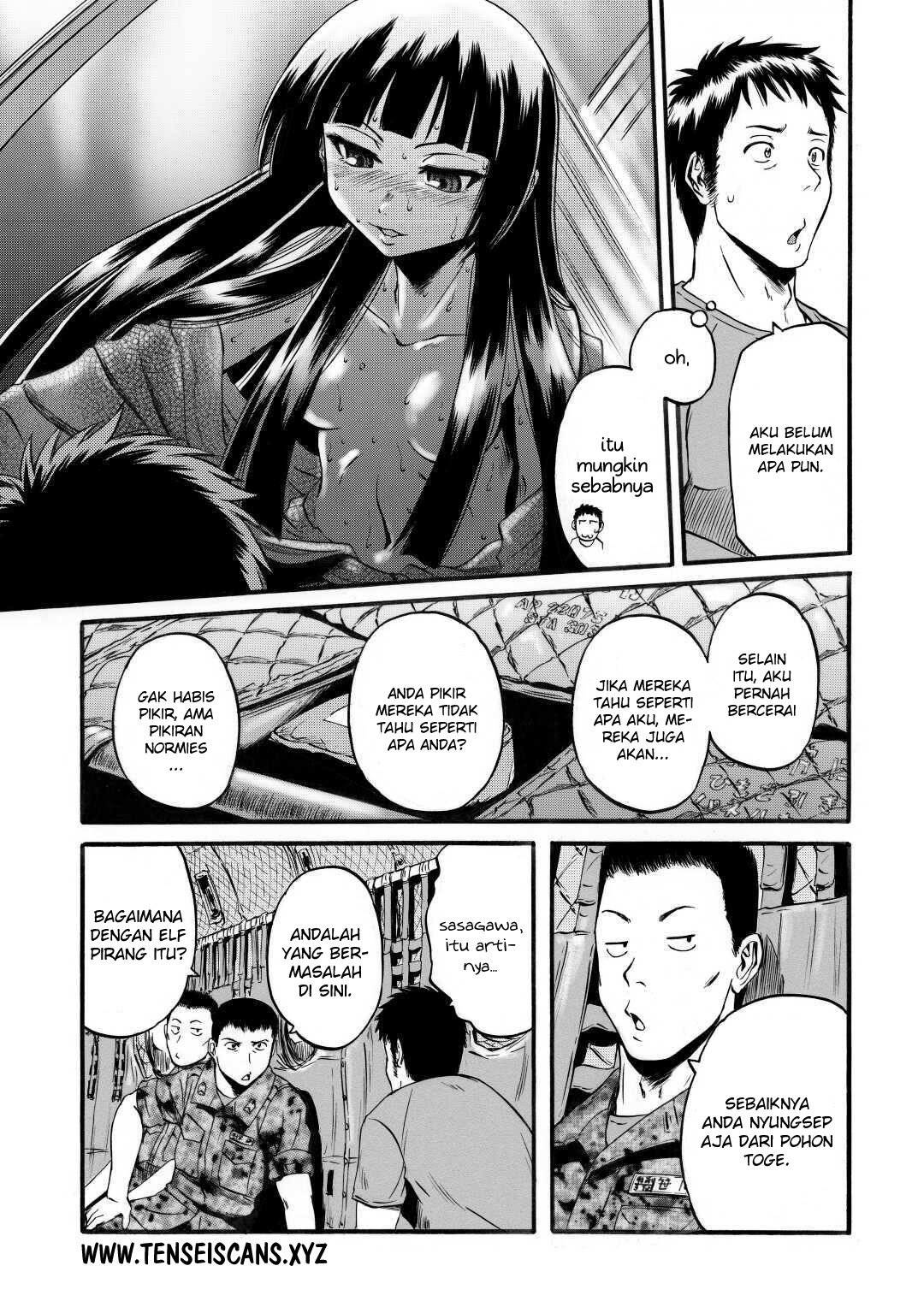 Gate – Jietai Kare no Chi nite Kaku Tatakeri Chapter 96 Gambar 11