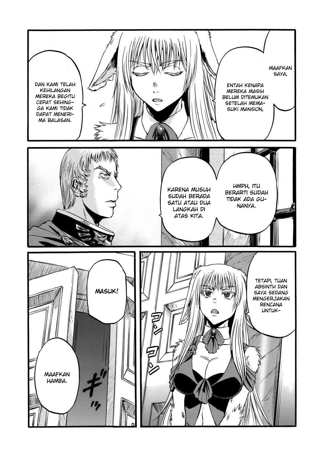 Gate – Jietai Kare no Chi nite Kaku Tatakeri Chapter 96 Gambar 24